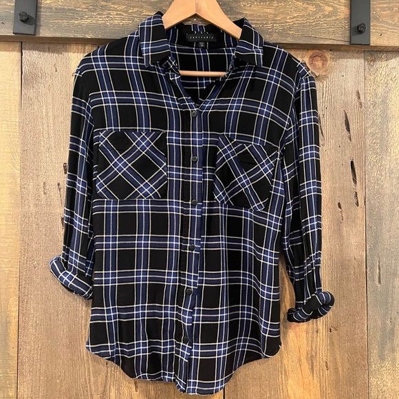 Sanctuary Sweaters - Sanctuary Plaid Button Down XS